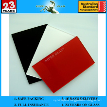 3-6mm Red Spandrel Painted Lacquered Ceramic Glass